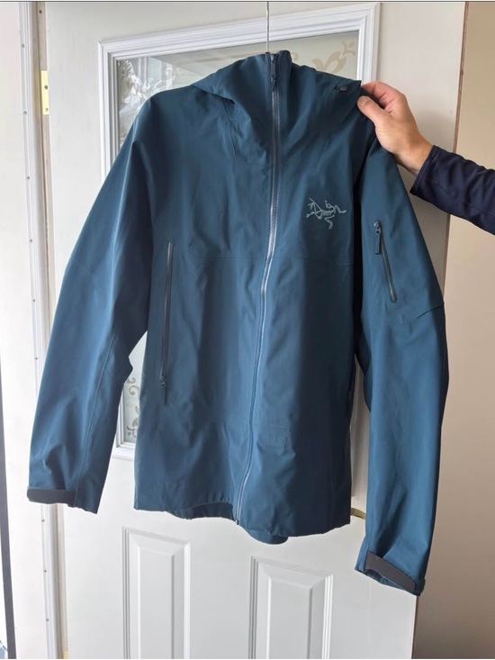 Arc'teryx Other - Arc'teryx Men's Deep Teal Hooded Waterproof Shell Jacket